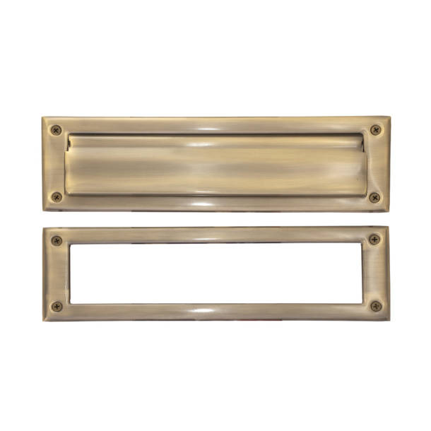 BRASS Accents 10 in x 3 in Brass Mail Slot & Reviews Wayfair